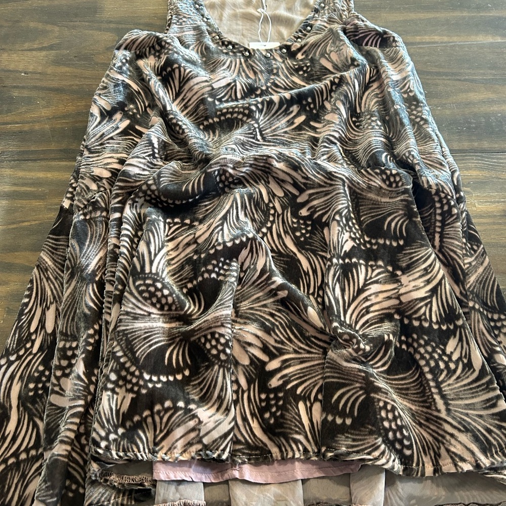 Free People Velvet Tunic Dress